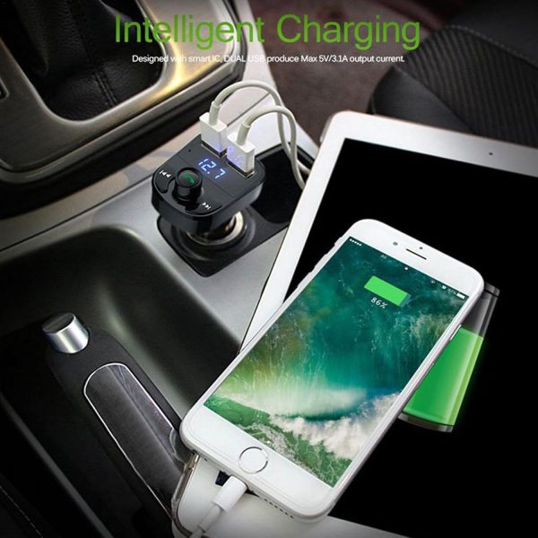 X8 – Multifunctional Car Mp3 Player | Car Wireless Fm Transmitter | Car Mp3 Modulator – 3.1a | Car Accessories